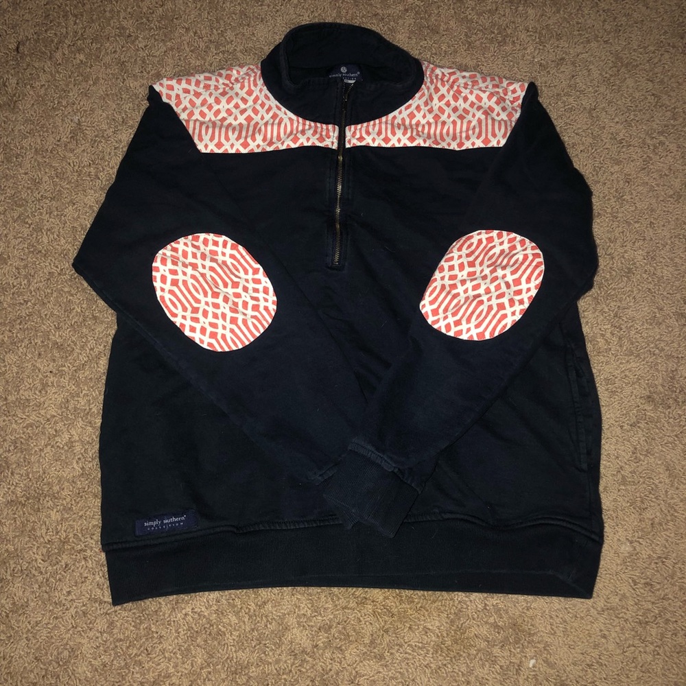 ‼️DRP‼️Simply Southern Pullover with Elbow Patches
